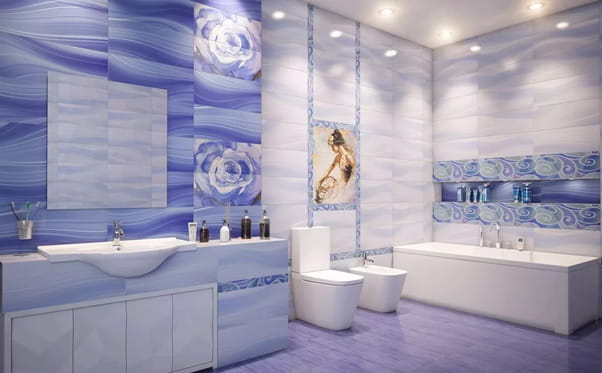 Какие цвета плитки идеально подходят для ванной комнаты?