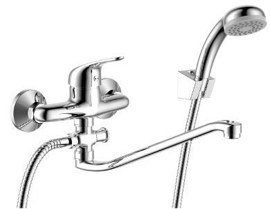 Смеситель Rossinka Y35-35 для ванны с душем, с поворотным изливом