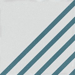 Керамогранит WOW Boreal Dash Decor White Blue 18.5x18.5