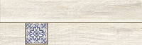 Керамогранит Cersanit Ornamentwood декорированный белый