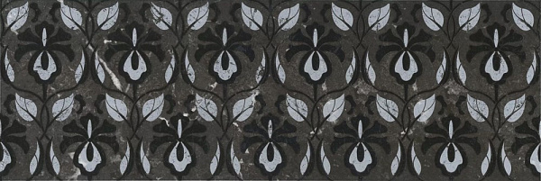 Декор Керама Марацци Тубкаль чёрный глянцевый обрезной 30x89,5x0,9