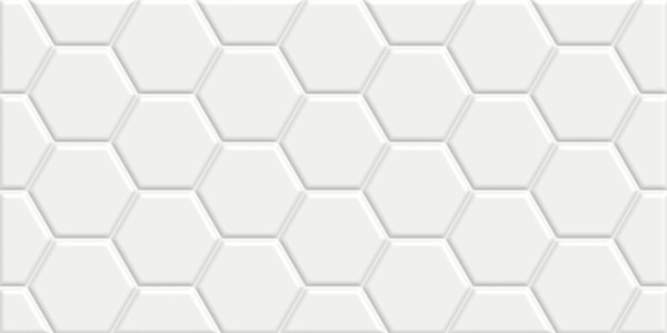 Плитка New Trend Edelweiss Hexagon White 300x600