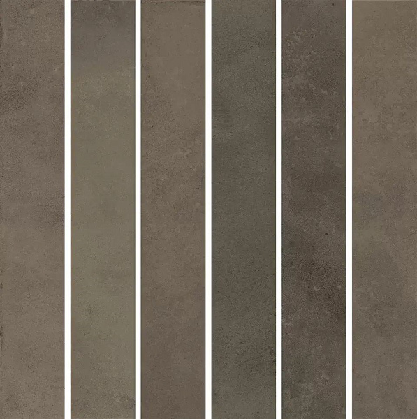 Декор Керама Марацци Фес мозаичный коричневый глянцевый 15x15x0,77