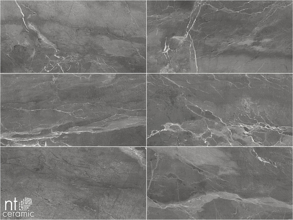Керамогранит NT Ceramic Quarta Grey Slate Black 60x120