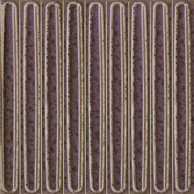 Декор Керама Марацци чипсет Далия фиолетовый глянцевый 20x20x0,95