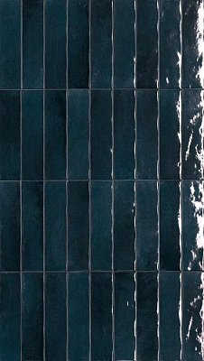 Керамогранит Fap Ceramiche Glim 6x24 Blu Navy Brillante