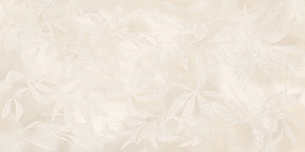 Керамогранит Vitra ArtWall Цветы Слоновая Кость матовый 60x120