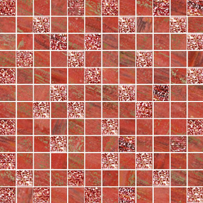 Мозаика Brennero Ceramiche Mosaico Lux Quadretti Rosso 300x300