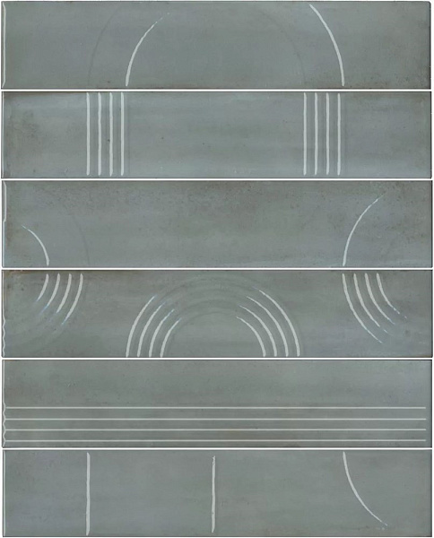 Панно Керама Марацци Мажорель голубой глянцевый  36x28,5x1