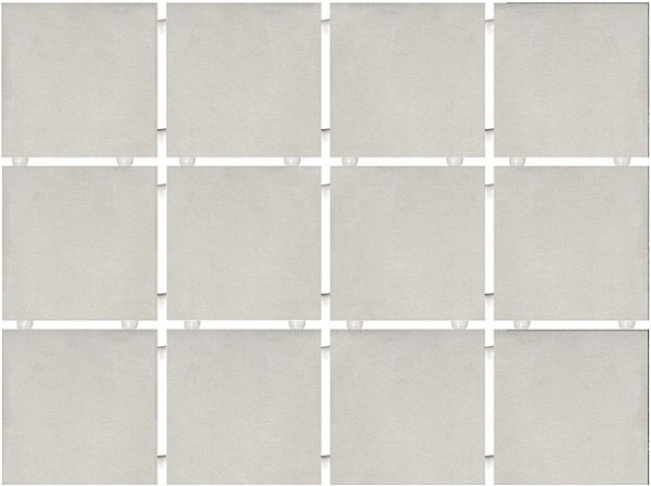 Плитка Kerama Marazzi Амальфи серый светлый, полотно 30х40 из 12 частей 9,9х9,9