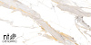 Керамогранит NT Ceramic Bright and Shiny Calacatta Light Grey matt 60x120