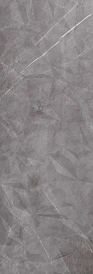 Декор Creto Marmolino Crystal Grey W M/STR R Glossy 1 30x90 Серый Глянцевая