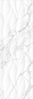 Плитка Creto Lazzaro Pearl W M/STR R Glossy 1 30x90 Белый Глянцевая