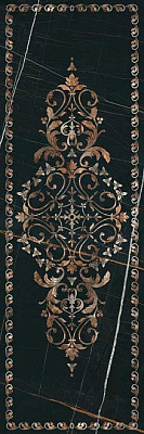 Декор Kerama Marazzi Греппи чёрный обрезной