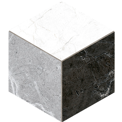 Мозаика Estima Vision VS01/VS02/VS03 Cube 29x25 черно-белый матовая