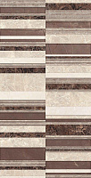 Декор Creto Pulpis Intarsia W\DEC M NR Glossy 1 31x61 Коричневый Глянцевая
