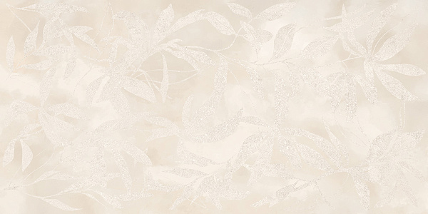 Керамогранит Vitra ArtWall Цветы Слоновая Кость матовый 60x120