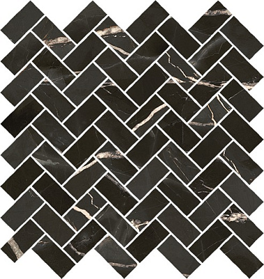 Мозаика Italon Stellaris Absolut Black Mosaico Cross