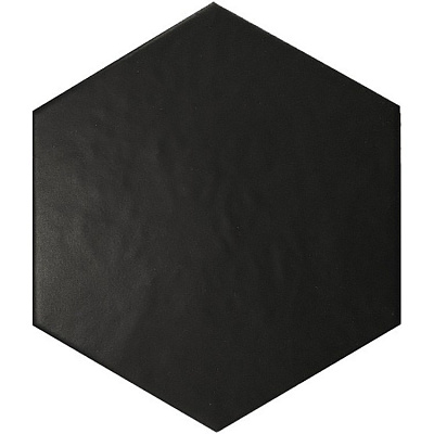 Керамогранит Equipe Hexatile Negro Mate NEW 17,5x20