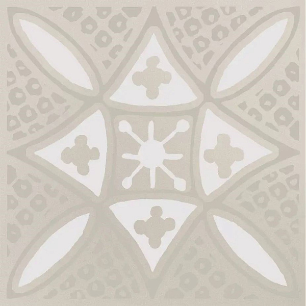 Декор Керама Марацци Бахия 2 серый светлый глянцевый 9,8x9,8x0,7