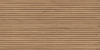 Керамогранит Laparet Wood Canarium Almond Stripes темно-бежевый матовый карвинг 60x120