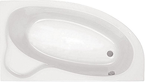 Ванна акриловая Эдера 170x110 асимметричная правая с гидромассажем (Basic)