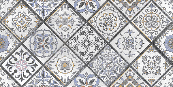Плитка Laparet Etnis мозаика серый 18-00-06-3654 30х60