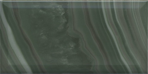 Плитка Kerama Marazzi Сеттиньяно зеленый грань глянцевый 99x200