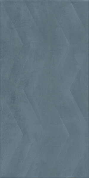Плитка Kerama Marazzi Онда структура синий матовый обрезной 300x600
