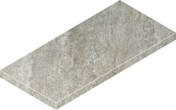 Ступень Italon Magma Silver Grip угловая левая 33x60