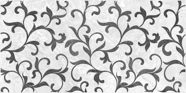 Декор Laparet Morgan серый 25х50