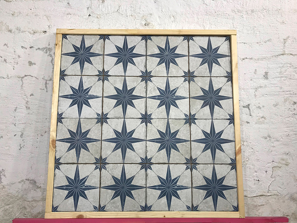 Керамогранит Etili Seramik Scintilla Saphire Blue Pre-cut 45x45