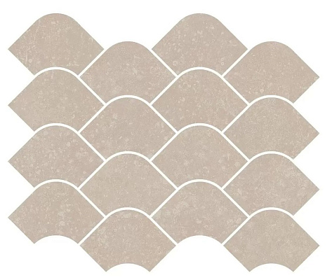 Декор Керама Марацци Касабланка наборный бежевый светлый матовый обрезной 30x25x0,9