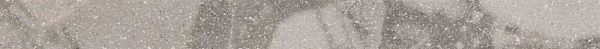 Бордюр Керама Марацци Рабат Стоун серый матовый обрезной 30x2,5x1,9