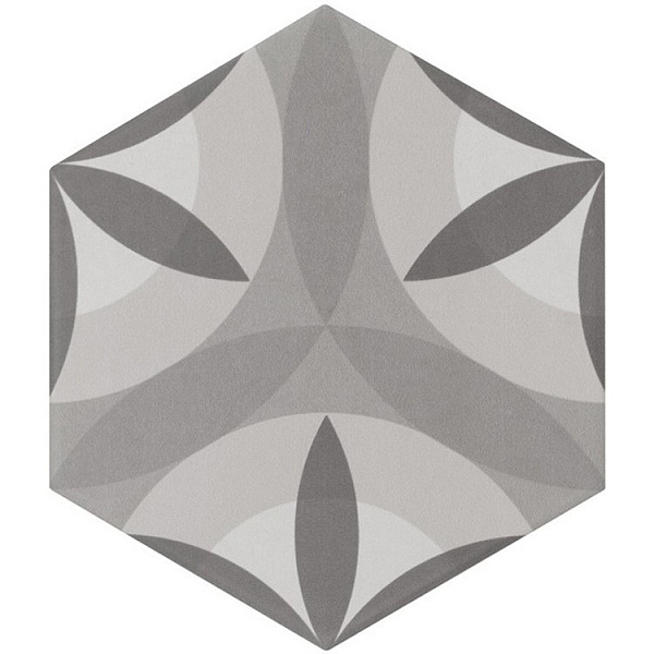 Керамогранит Equipe Hexatile Nature B&W NEW 17,5x20