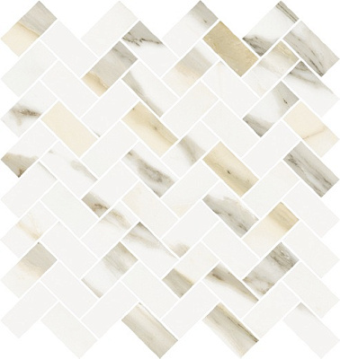 Мозаика Italon Stellaris Calacatta Gold Mosaico Cross