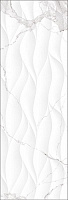 Декор Creto Avenzo Silver W M/STR R Glossy 1 30x90 Белый Глянцевая