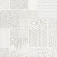 Панно Kerama Marazzi Тассо белый матовый обрезной 600x600