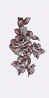 Декор Нефрит Керамика «Аллегро» бордо