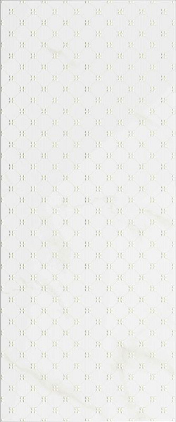 Декор Creto Forza Calacatta Stravero White 01 25x60 Белый Матовая