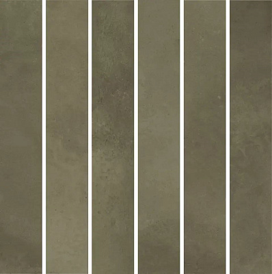 Декор Керама Марацци Фес мозаичный зелёный глянцевый 15x15x0,77