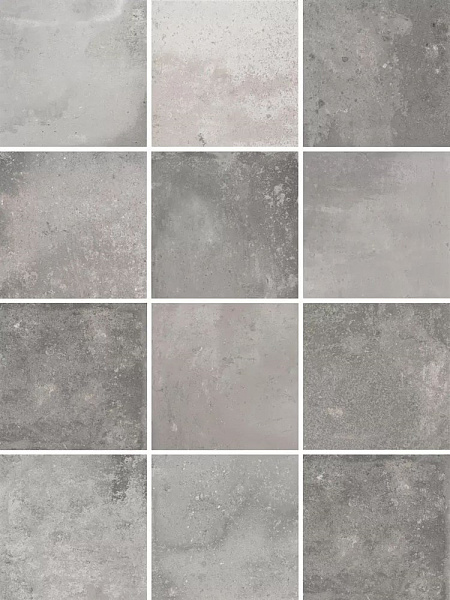 Керамогранит Керама Марацци Спартель серый матовый 29,8х39,8 из 12 частей 9,8x9,8x0,7