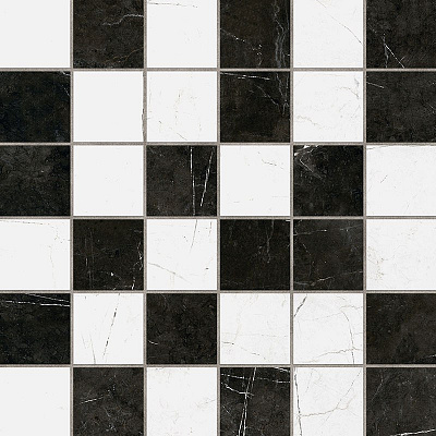 Мозаика Estima Vision VS01/VS03 30x30 черно-белый матовая