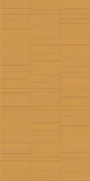 Декор Creto Mono Mars mustard 30x60 Оранжевый Глянцевая