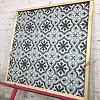 Керамогранит Etili Seramik Venice Sky Blue Black Pre-cut 45x45