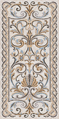 Керамогранит Kerama Marazzi Мозаика бежевый декорированный лаппатированный