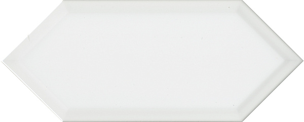 Плитка Kerama Marazzi Алмаш грань белый глянцевый 140x340