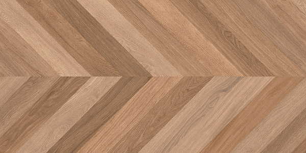 Керамогранит Laparet Wood Canarium Chevron M темно-бежевый матовый карвинг 60x120