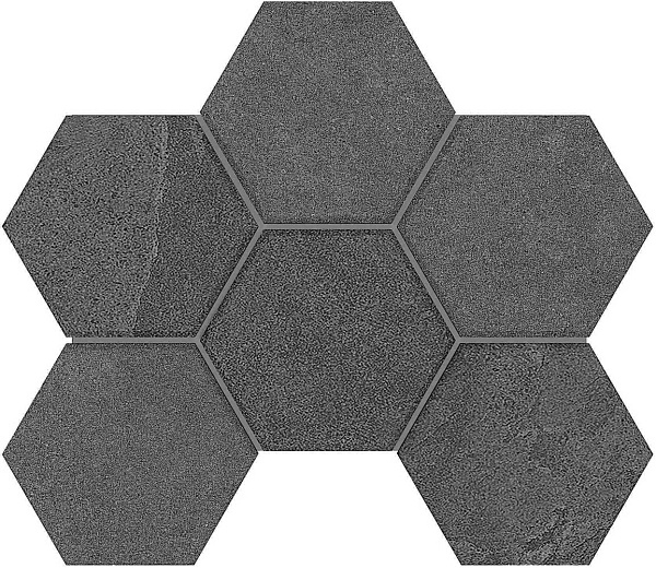 Мозаика Estima Luna LN03/TE03 Hexagon неполированный 250x285