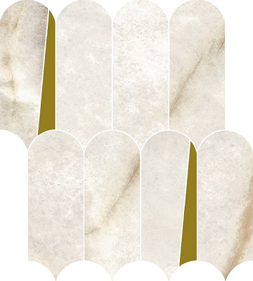 Мозаика Italon Stellaris Crystal Pure Mosaico Elegant